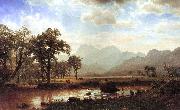 Bierstadt, Albert Haying, Conway Meadows Spain oil painting artist